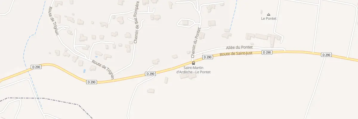 Plan du 695 Rte de Saint-just à Saint-Martin-d’Ardèche