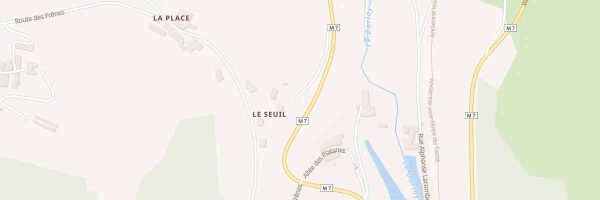 Plan du 9022 Le Seuil à La Terrasse-sur-Dorlay
