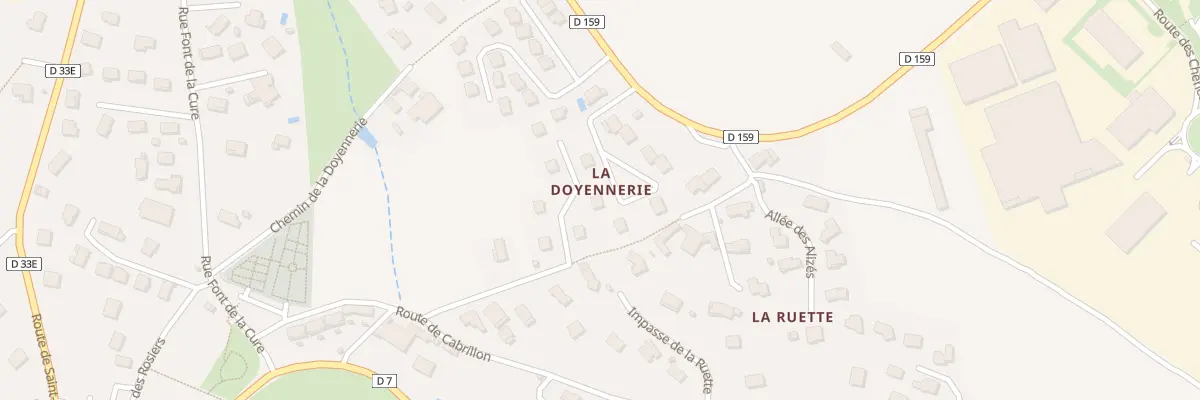 Plan du 9 Imp du Rond Point à Savigny