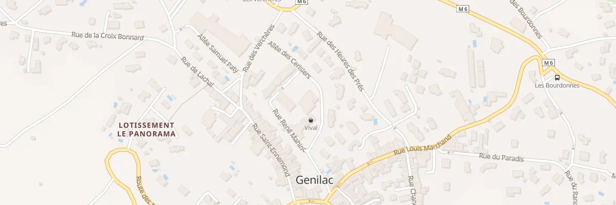 Plan du 195 All des Cerisiers à Genilac