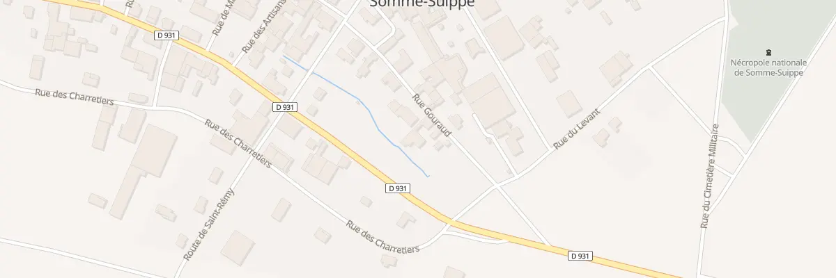 Plan du 12 Rue Gouraud à Somme-Suippe