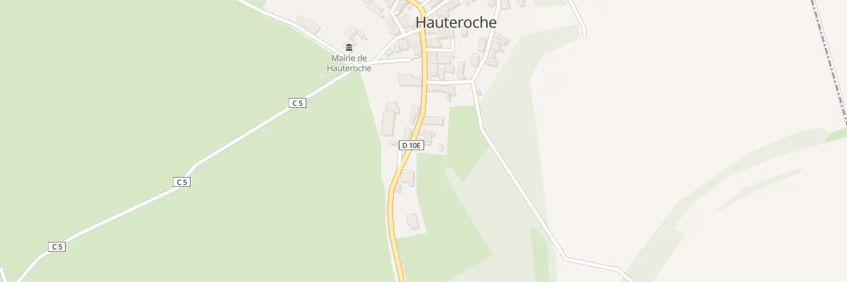 Plan du 17 Rue du Chateau à Hauteroche