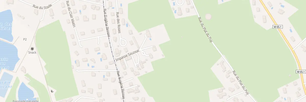 Plan du 9002 Imp Sauzeat à Farnay