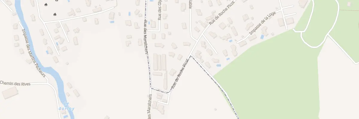 Plan du 280 Rue de Roche Picot à Farnay