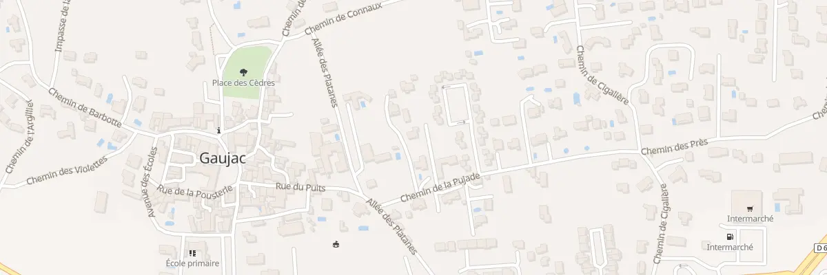 Plan du 5309 La Pujade à Gaujac