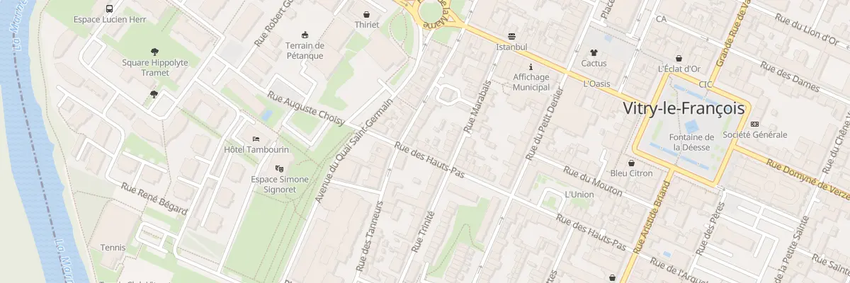 Plan du 6 Rue des Hauts-Pas à Vitry-le-François