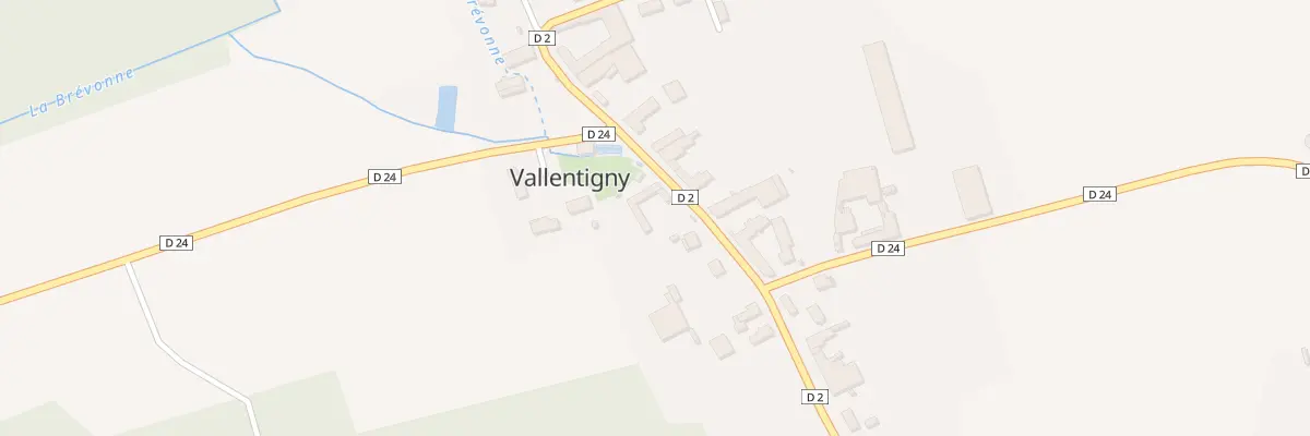 Plan du 40 Rue des Fontaines à Vallentigny