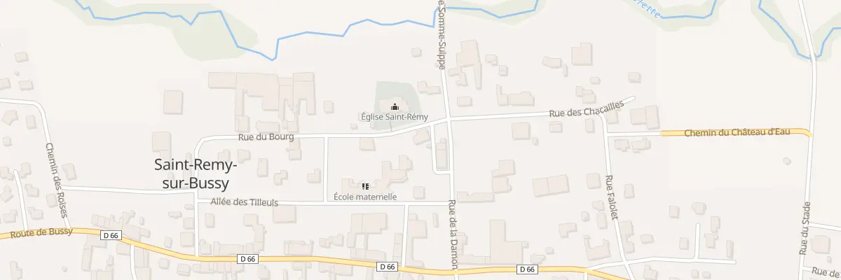 Plan du 1 Rue du Bourg à Saint-Remy-sur-Bussy