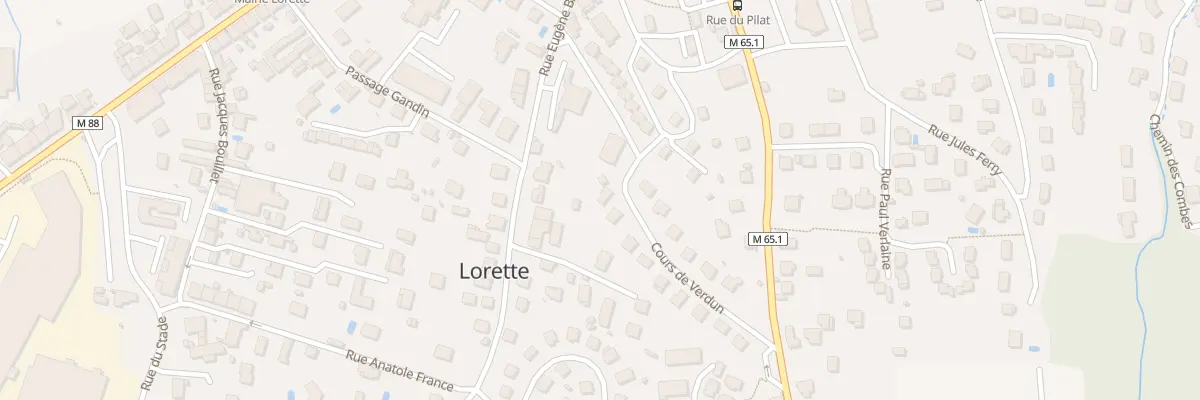 Plan du 6 Crs de Verdun à Lorette