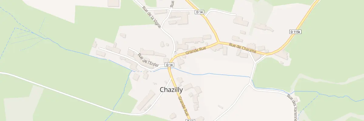 Plan du 5 Grande Rue à Chazilly