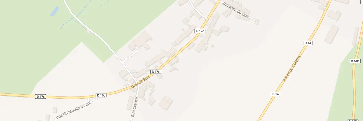 Plan du 12 Grande Rue à Cussy-le-Châtel