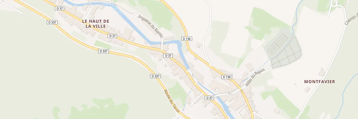 Plan du 39 Rue des Écharmeaux à Beaujeu