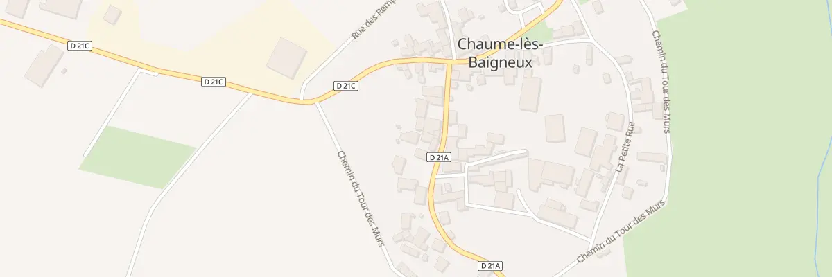 Plan du 9009 Rue de l’Eglise à Chaume-lès-Baigneux