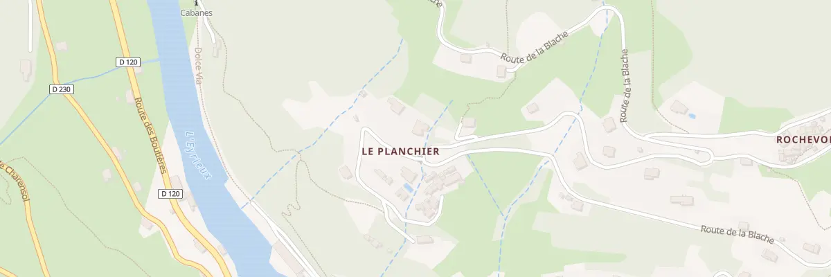 Plan du 2095 Rte de la Blache à Saint-Sauveur-de-Montagut