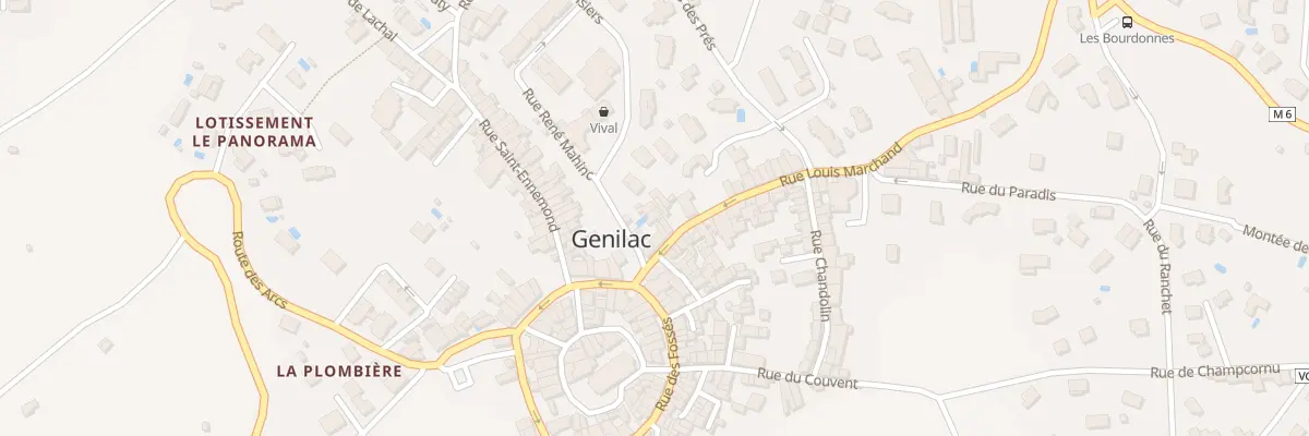 Plan du 12 All des Cerisiers à Genilac