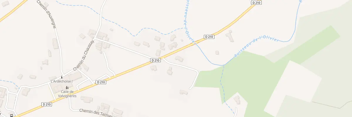 Plan du 75 Imp de l’Olivier à Valvignères