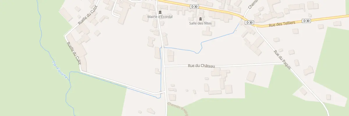Plan du 15 Rue de la Ferrière à Écordal