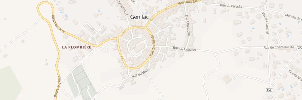 Plan du 82 Rue des Fosses à Genilac