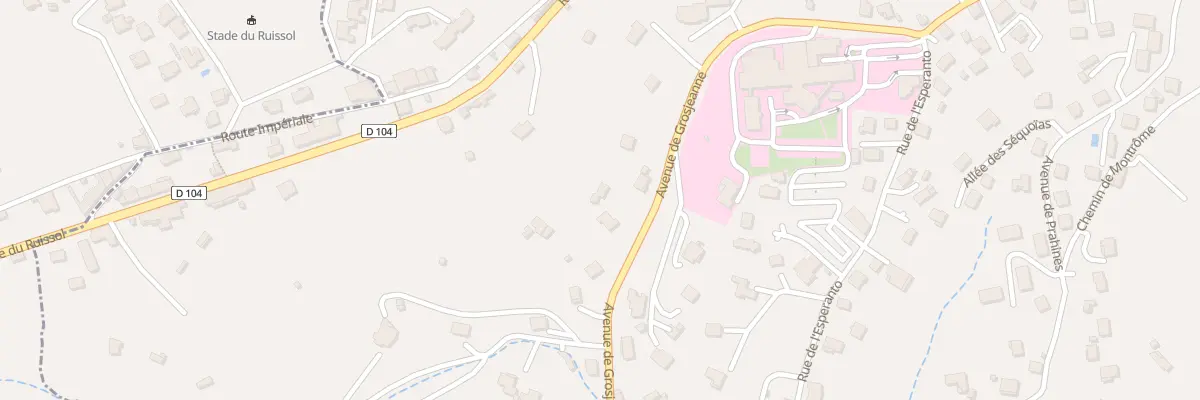 Plan du 9007 Bd de Grosjeanne à Privas