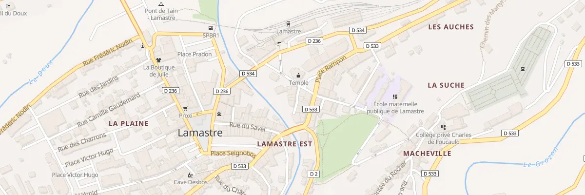 Plan du 3 Imp du Condoie à Lamastre