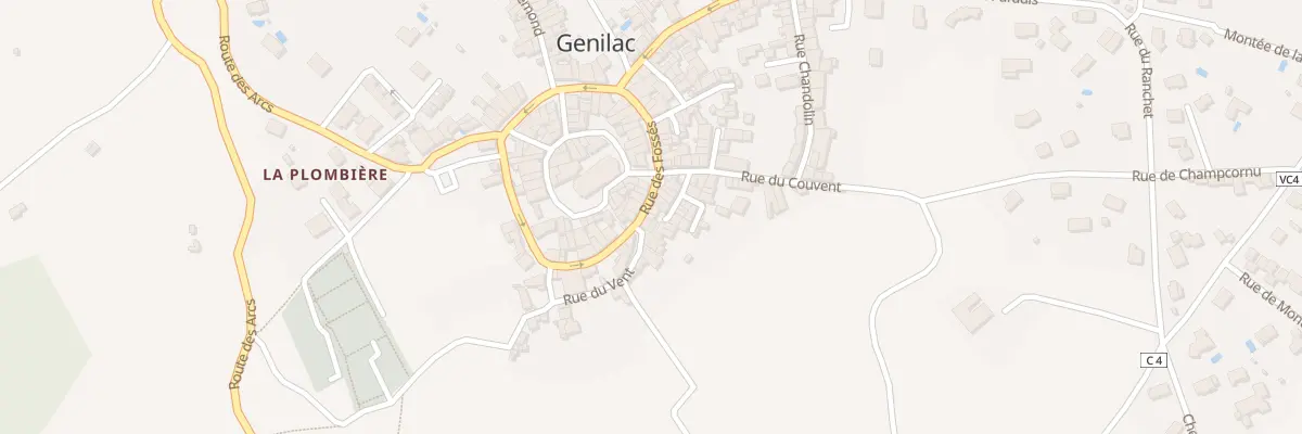 Plan du 101 Rue des Fosses à Genilac