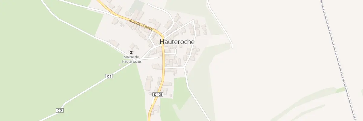 Plan du 5 Rue de la Charrière à Hauteroche