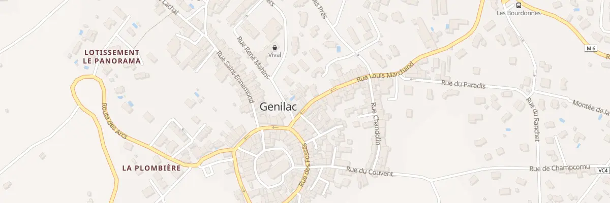 Plan du 37 Rue Louis Marchand à Genilac