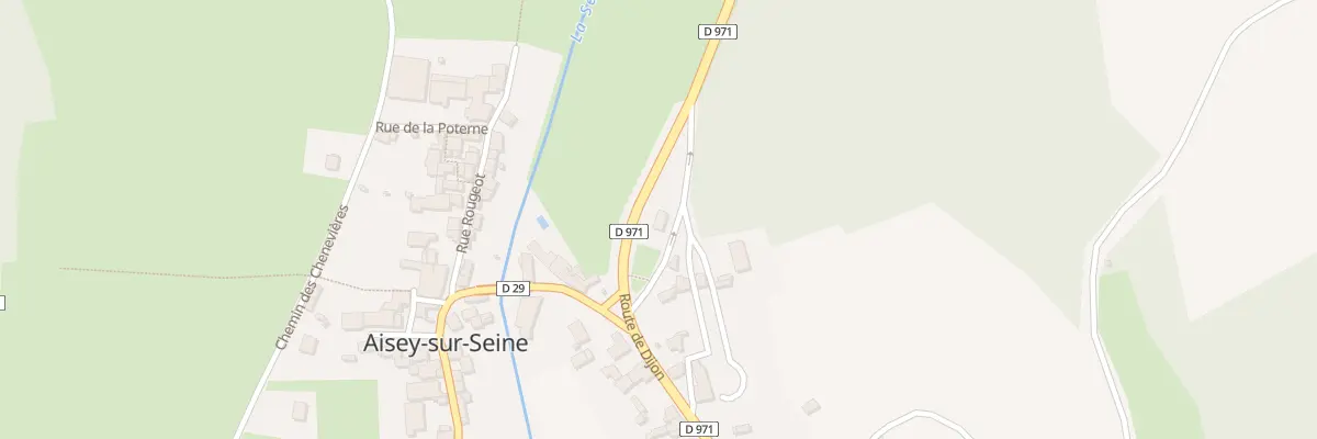 Plan du 5B Rte de Dijon (Aisey) à Aisey-sur-Seine