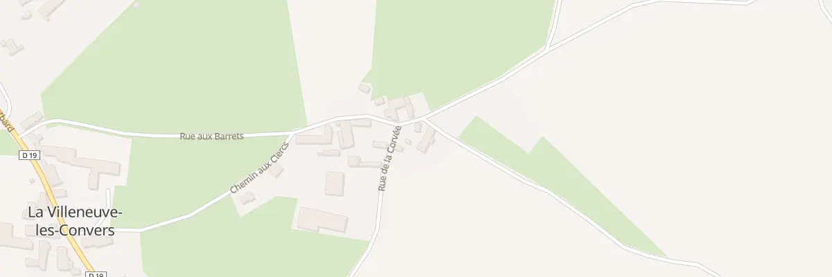 Plan du 9003 Rte de Baigneux Les Juis à La Villeneuve-les-Convers