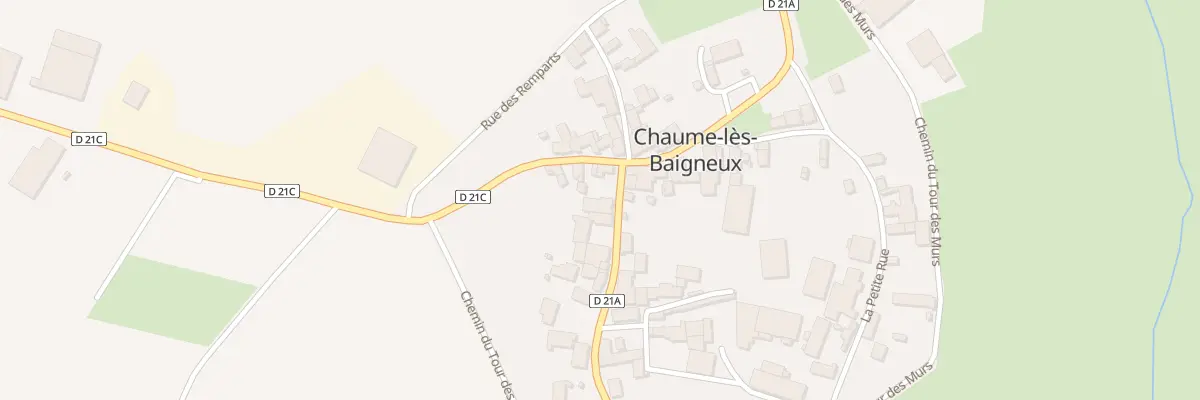 Plan du 9012 Rue de l’Eglise à Chaume-lès-Baigneux