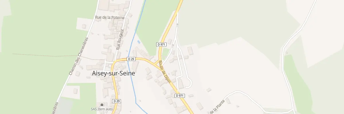 Plan du 7B Rte de Dijon (Aisey) à Aisey-sur-Seine