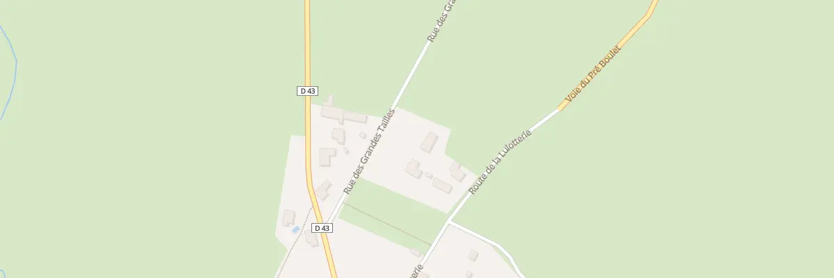 Plan du 12 Rue des Grandes Tailles à Écordal