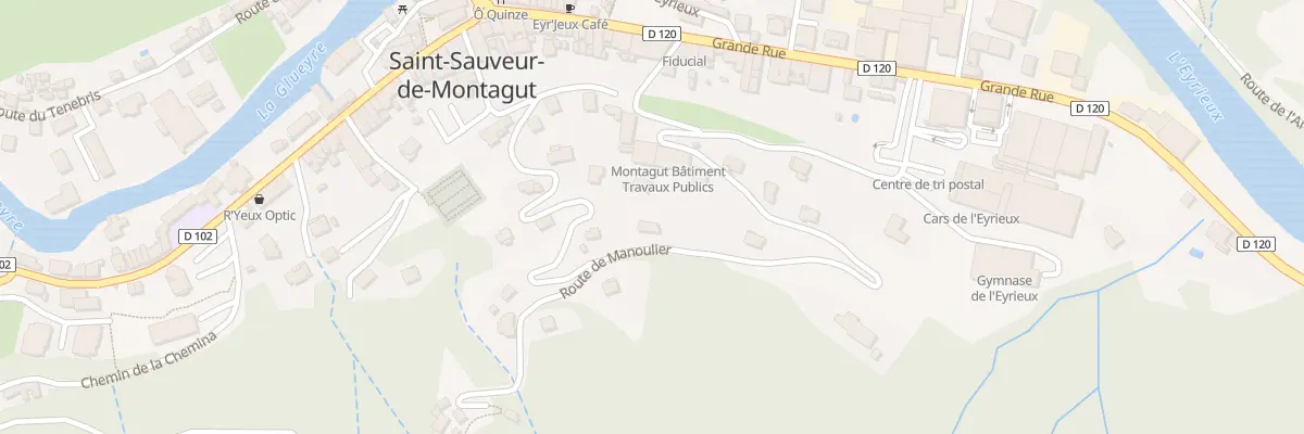 Plan du 650 Rte de Manoulier à Saint-Sauveur-de-Montagut