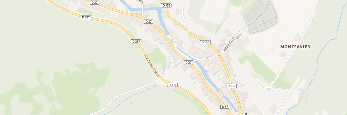 Plan du 1192 Rue des Écharmeaux à Beaujeu