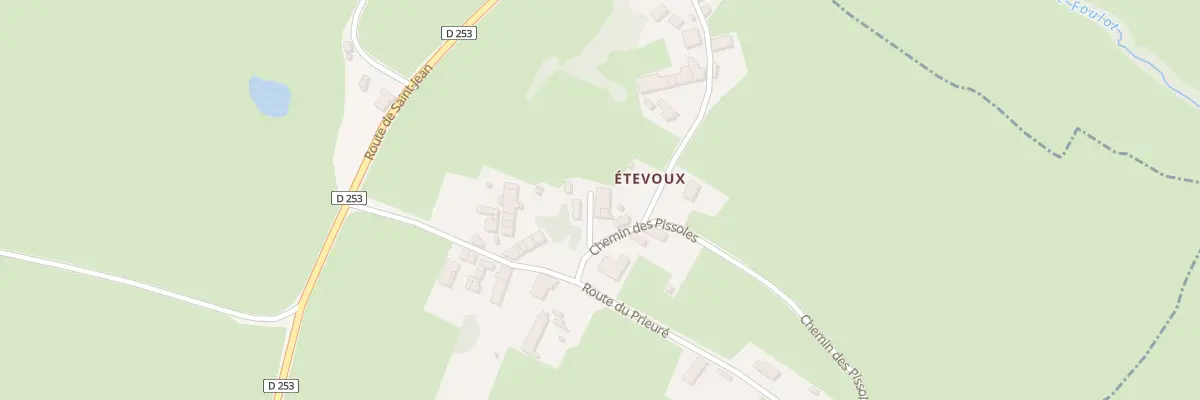 Plan du 1 Imp des Écureuils à Perreuil