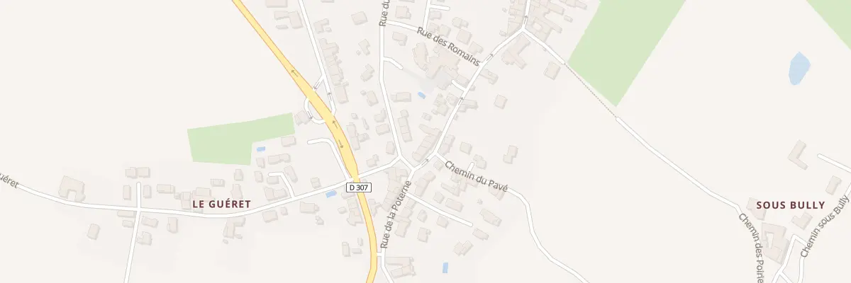 Plan du 290 Rue de la Poterne à Bully