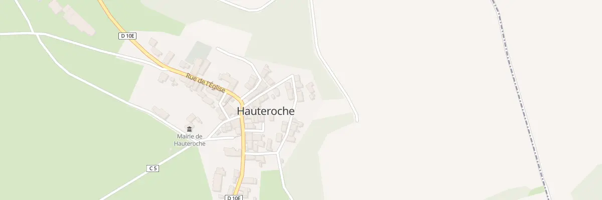 Plan du 14 Rue du Pertuis à Hauteroche