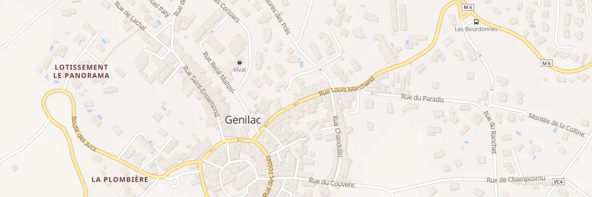 Plan du 9001 Rue Louis Marchand à Genilac