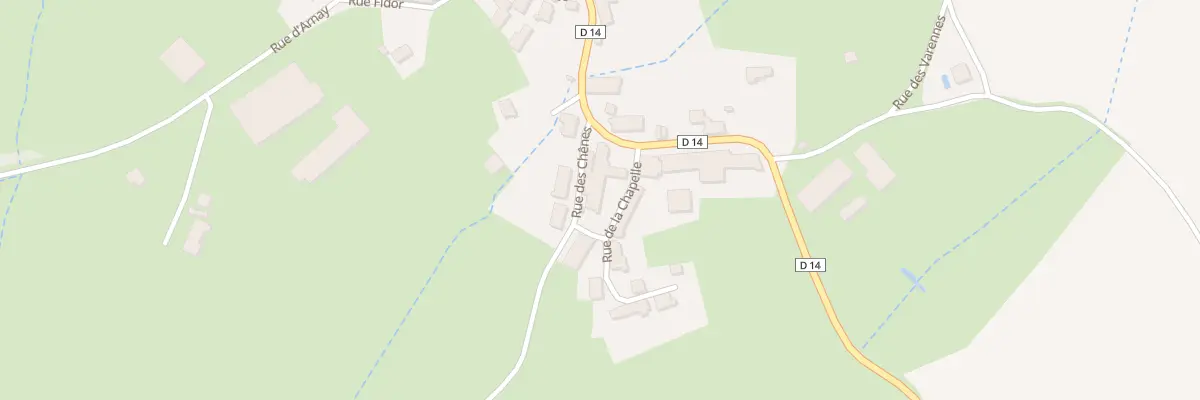 Plan du 5 Rue des Chênes à Chazilly