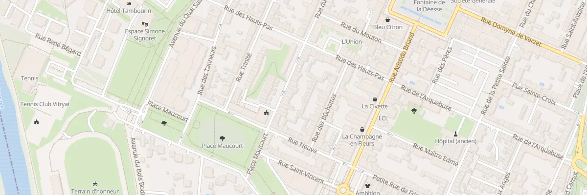 Plan du 18 Rue Jules Guesde à Vitry-le-François