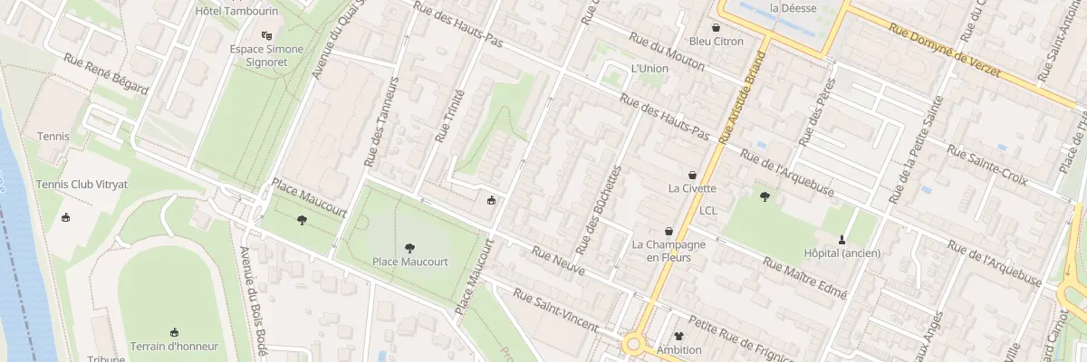 Plan du 16 Rue Jules Guesde à Vitry-le-François