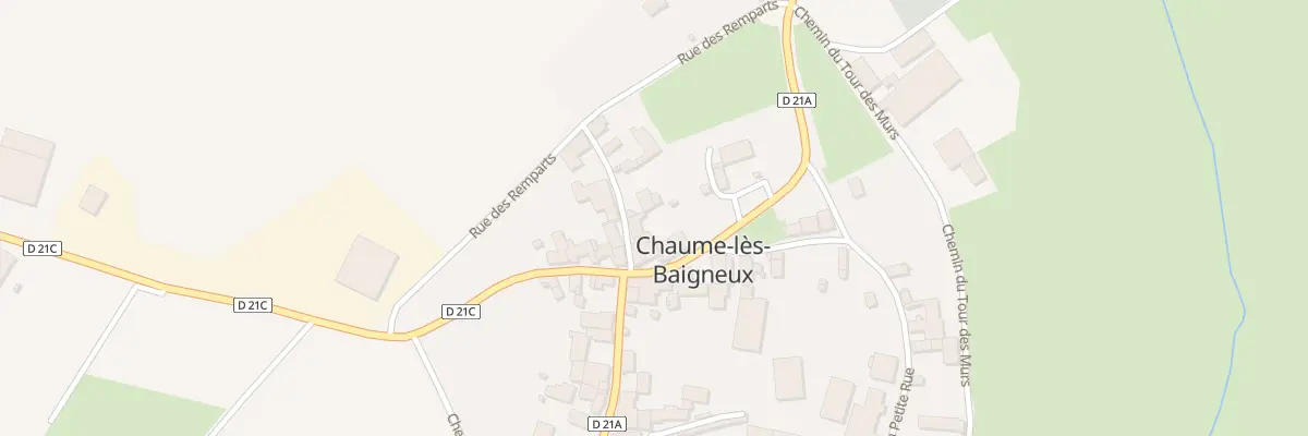 Plan du 9004 Rue de Fontaines à Chaume-lès-Baigneux