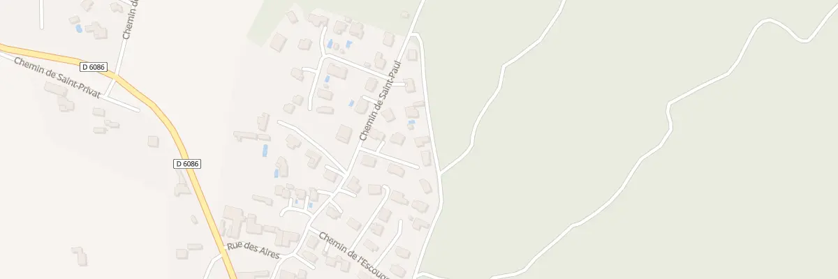 Plan du 5257 Che de l’Escougoul à Pouzilhac