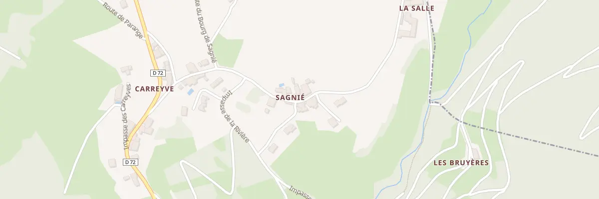 Plan du 385 Rte du Bourg de Sagnie à Marchampt