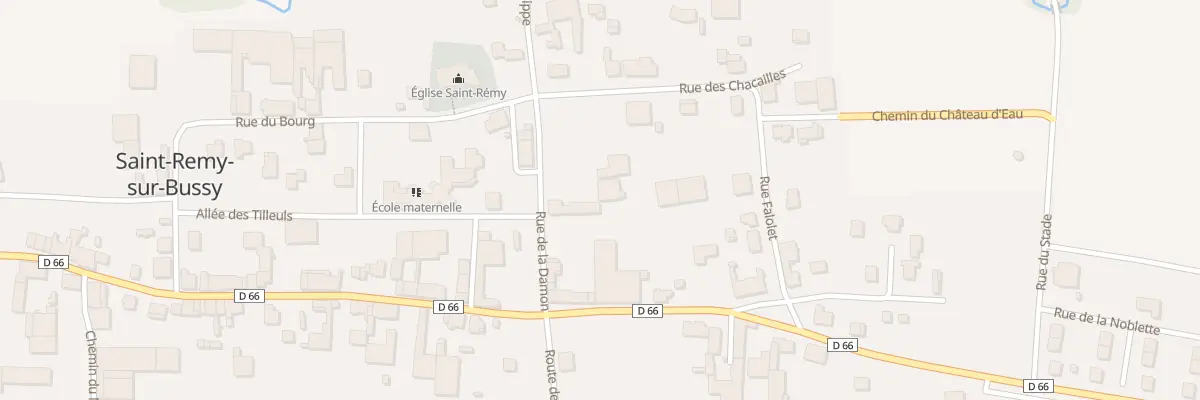 Plan du 4 Rue de la Damon à Saint-Remy-sur-Bussy