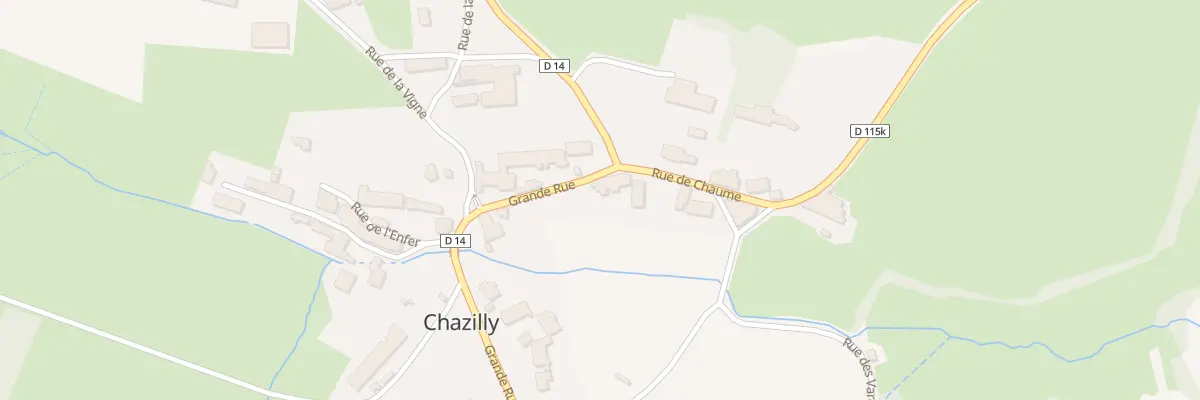 Plan du 1 Grande Rue à Chazilly
