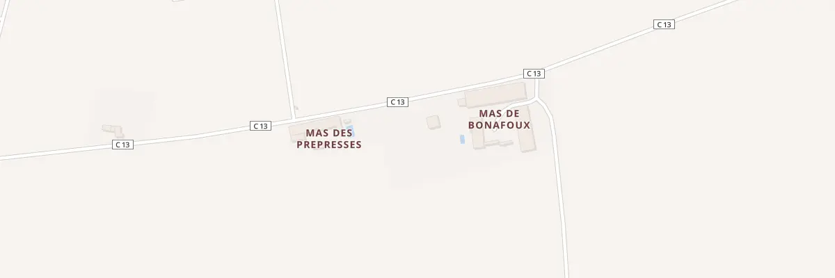 Plan du 1467 Che du Mas de Pilet à Beaucaire