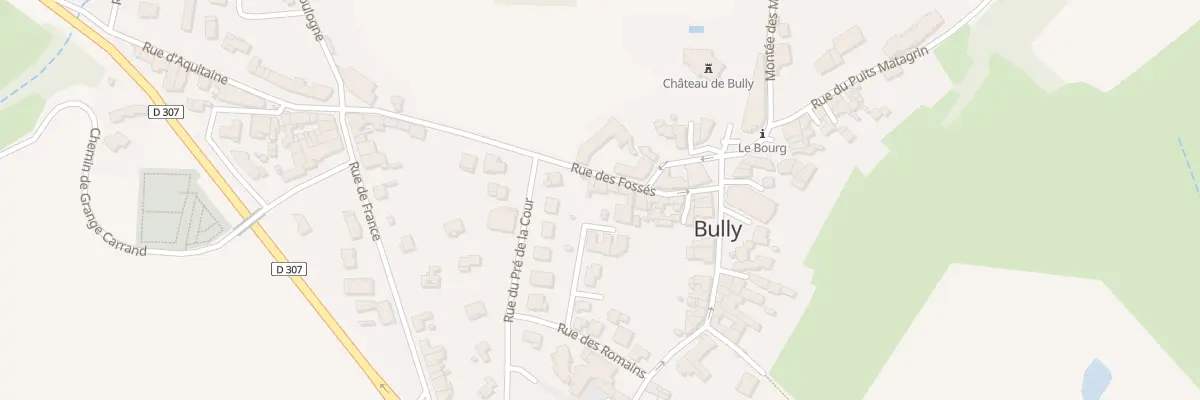 Plan du 99 Rue des Fossés à Bully