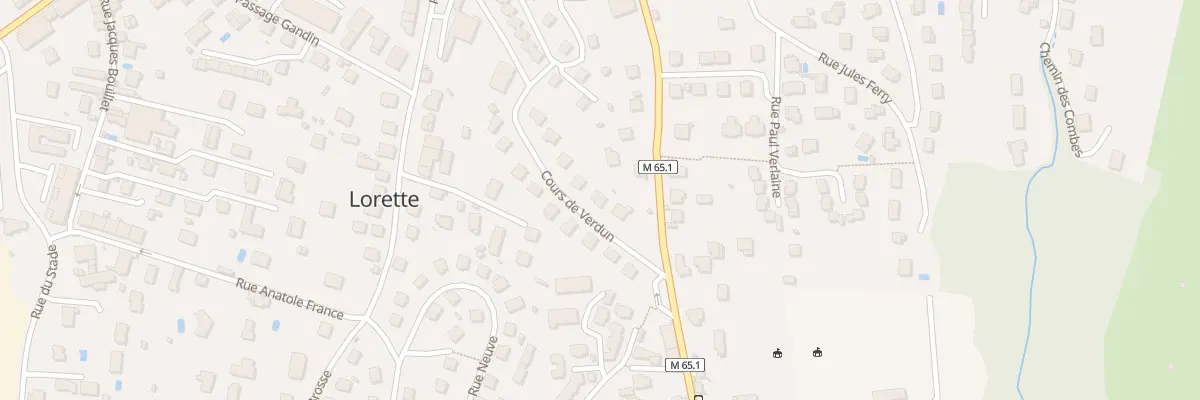 Plan du 9 Crs de Verdun à Lorette