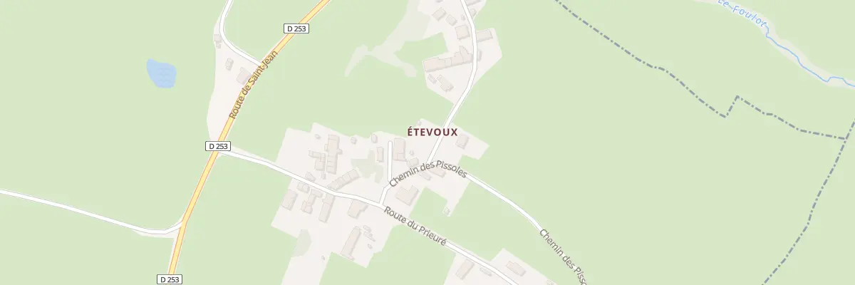 Plan du 75 Che des Pierres à Perreuil